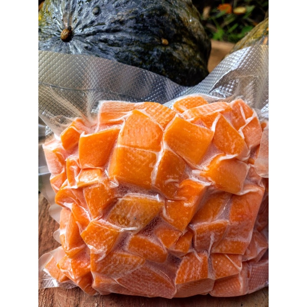 CONGELADO Abóbora Cabotiá - pacotes de 500g